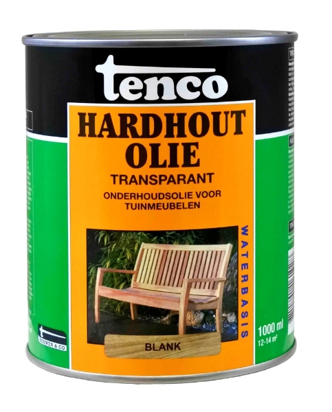 Afbeeldingen van Tenco hardhoutolie 1000ml (waterbasis)