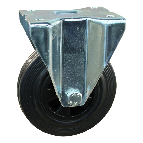 Afbeeldingen van Bokwiel epo 140mm staal verz. roll.