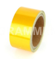 Afbeeldingen van Retroreflecterende tape 50mmx10mtr. geel kl.I