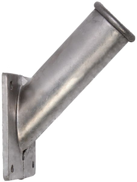 Afbeeldingen van Vlaggenstokhouder alu 30 mm 8,5x8,5x13cm