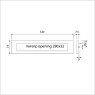 Afbeeldingen van Briefplaat  elox bidr.m/v 957