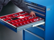 Afbeeldingen van Lista lade kast 7 laden 850x717x725 ral5012