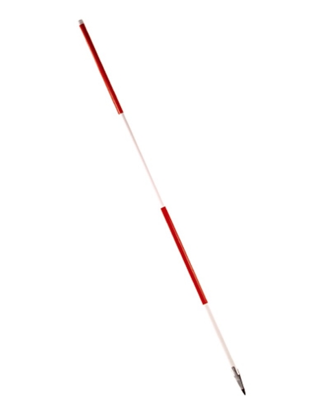 Afbeeldingen van Jalonstok 200cm boven rood