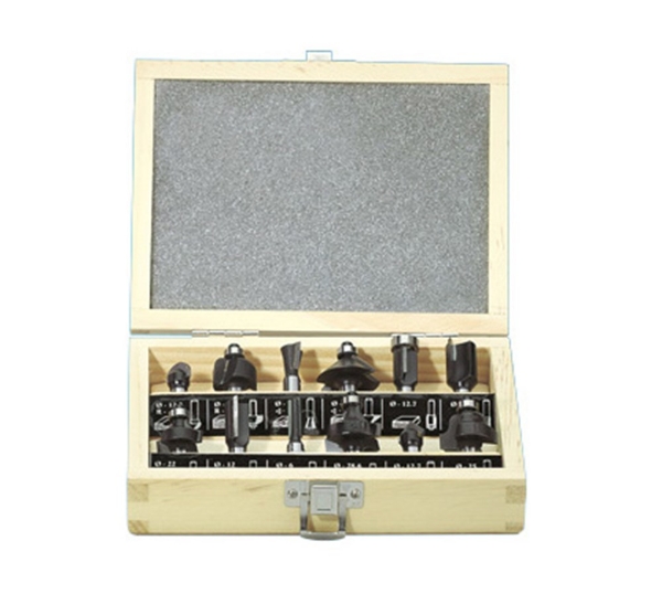 Afbeeldingen van HIK hm frezenset (12 stuks)