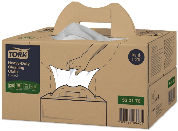 Afbeeldingen van Tork 530 39cm x 64cm wit 1-laag 120st doos