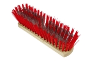 Afbeeldingen van Onkruidbezem rood/staal incl. steel