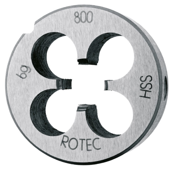Afbeeldingen van Rotec ronde snijplaat din223 m6x1 metrisch