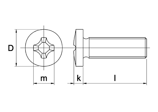 Afbeeldingen van Metaalschroef din7985 m4x30mm bck rvs a2
