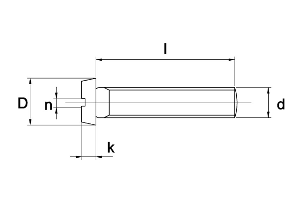 Afbeeldingen van Schroef m5x30 a2 din84 zg