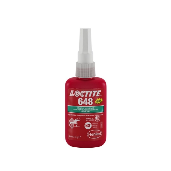 Afbeeldingen van Loctite High temp. retainer 648 50 ml