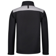 Afbeeldingen van Softshelljack mt.xxl black/grey bicolor