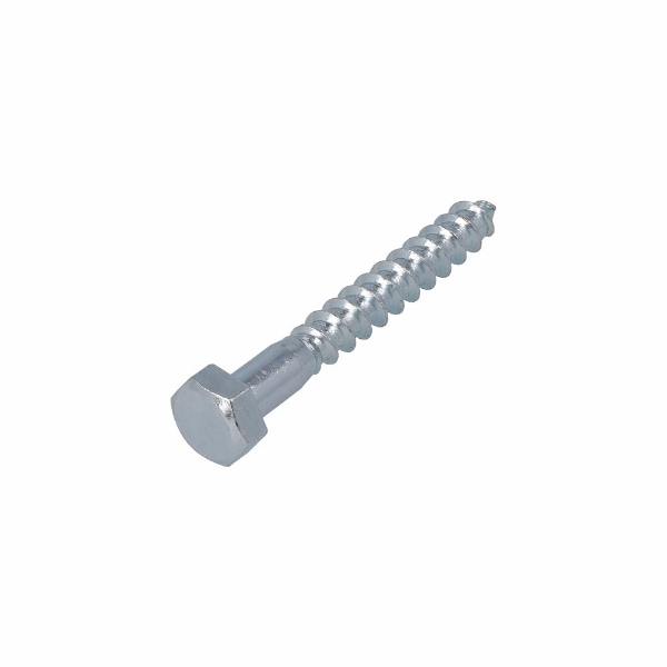 Afbeeldingen van Houtdraadbout 4.8 din571 8x55mm ev 