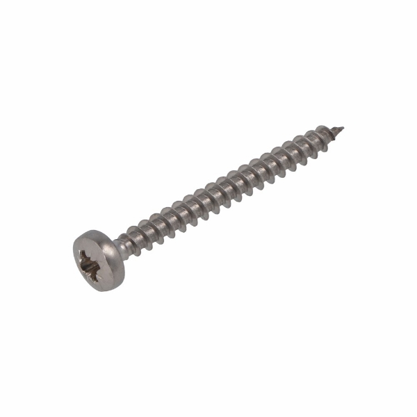 Afbeeldingen van Spaanplaatschroef 4,0x40mm ck pzd2 vd rvs a2