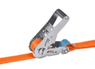 Afbeeldingen van 2-ton sjorband 9mtr. 35mm band karabijn