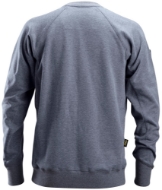 Afbeeldingen van Sni logo sweater mt.l gemeleerd d.blauw