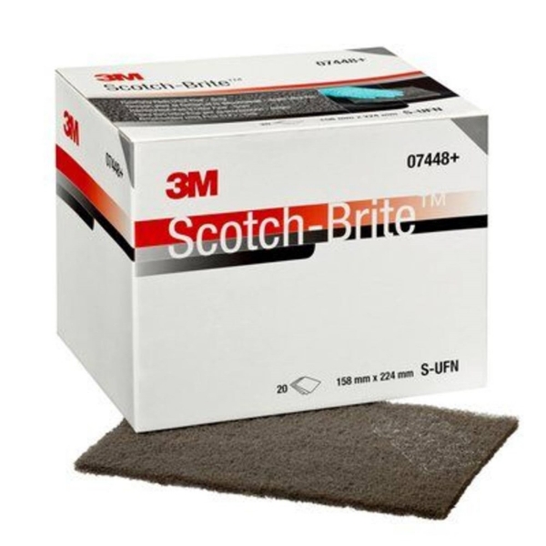 Afbeeldingen van 3m scotchbrite schuurvel 07448 128x224mm