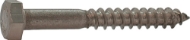 Afbeeldingen van Houtdraadbout din571 8x80mm rvs a2
