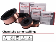 Afbeeldingen van Wel lasdr.mig 0,8mm superquality sg2 15/kg