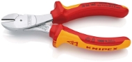 Afbeeldingen van Krachtzijsnijtang VDE 160mm verchr. Knipex