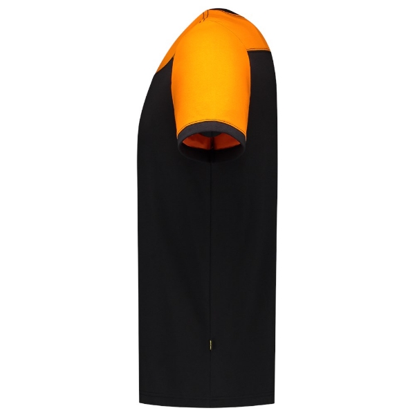 Afbeeldingen van T-Shirt Bicolor Naden mt. M Blackoran