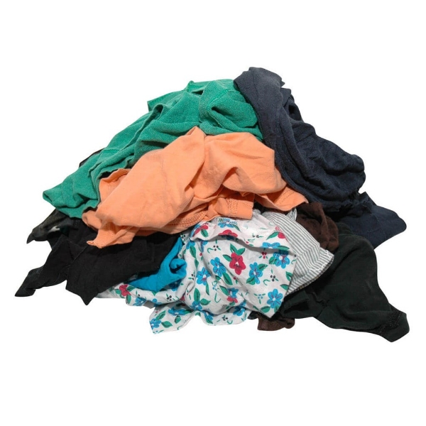 Afbeeldingen van Dunne polo bonte trikot poetslappen (10kg.)
