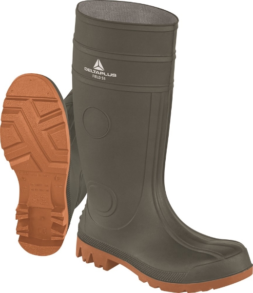 Afbeeldingen van Deltaplus laars Gold2 S5 kaki/zwart Mt. 42