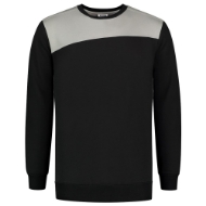 Afbeeldingen van Sweater Bicolor Naden mt. XXL BlackGrey