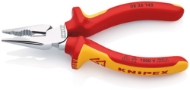 Afbeeldingen van Spitsbek-comb.tang VDE verchroomd145mm KNIPEX