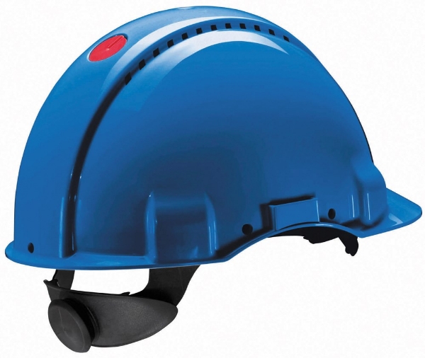 Afbeeldingen van Peltor helm + draaiknop g3000-bb blauw