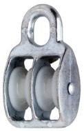 Afbeeldingen van Katrol dubbel verz 12 mm