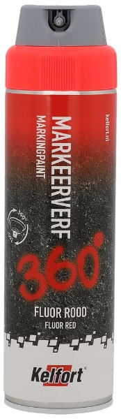 Afbeeldingen van Kelfort markeerverf fluor rood 500ml 360gr.