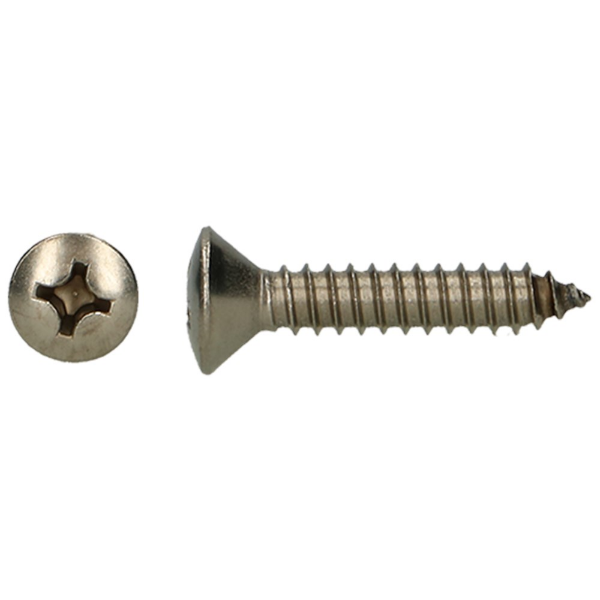 Afbeeldingen van Plaatschroef din7982 6,3x38mm verzonken rvs a