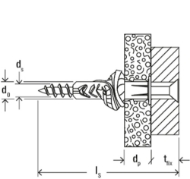 Afbeeldingen van Fis nylon plug ux 8 x 50 (100 st)