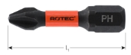 Afbeeldingen van Rotec Black-Impact 1/4x30 schroefbit PH 3 [10
