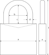 Afbeeldingen van Abus hangslot 85/40 rvs beugel