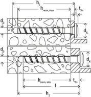 Afbeeldingen van fis Betonschroef FBS II 6x40/5 bolkop