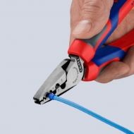 Afbeeldingen van Adereindhulstang 180mm mc-greep Knipex