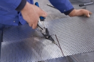 Afbeeldingen van Ideaalschaar links Edelstaal 230mm