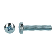 Afbeeldingen van Metaalschroef din7985 m5x10mm bck EV