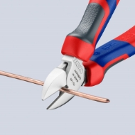 Afbeeldingen van Zijsnijtang verchr. 160mm mc-greep Knipex