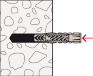Afbeeldingen van Fis nylon plug ux 8 x 50 (100 st)