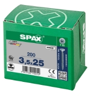 Afbeeldingen van Spax spaanplaatschroef Univ. T20 VD 3,5x25 