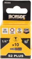Afbeeldingen van Iro bit 1/4'' 25mm SQ2 verp. á 10 stuks