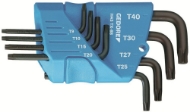 Afbeeldingen van Stiftsleutelset 8-dlg TORX T10-T45