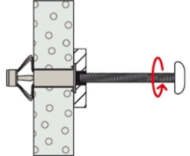 Afbeeldingen van Fis hollewandplug hm5x37s zonder bout 50 st