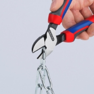Afbeeldingen van Krachtzijsnijtang 200mm 2c-gr. Knipex