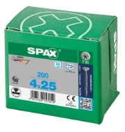 Afbeeldingen van Spax sp.plaatschroef Univ. T20 VD 4,0x25 a2