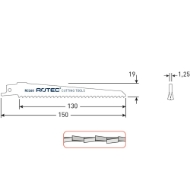 Afbeeldingen van Rotec Reciprozaagblad RC260 / S611DF [5]