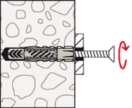 Afbeeldingen van Fis nylon plug ux 8 x 50 (100 st)