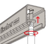 Afbeeldingen van Fis montagerail fls17/1.0 31x17mm verz. 2mtr.